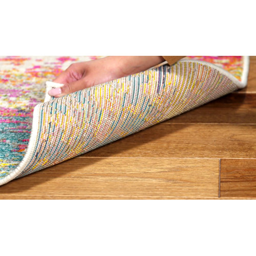 Langley Street Felty Abstract Orange Area Rug & Reviews Wayfair